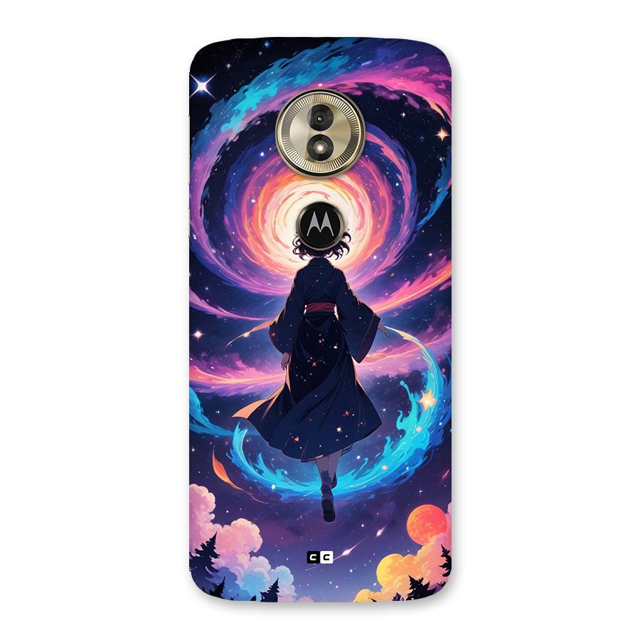 Anime Galaxy Girl Back Case for Moto G6 Play