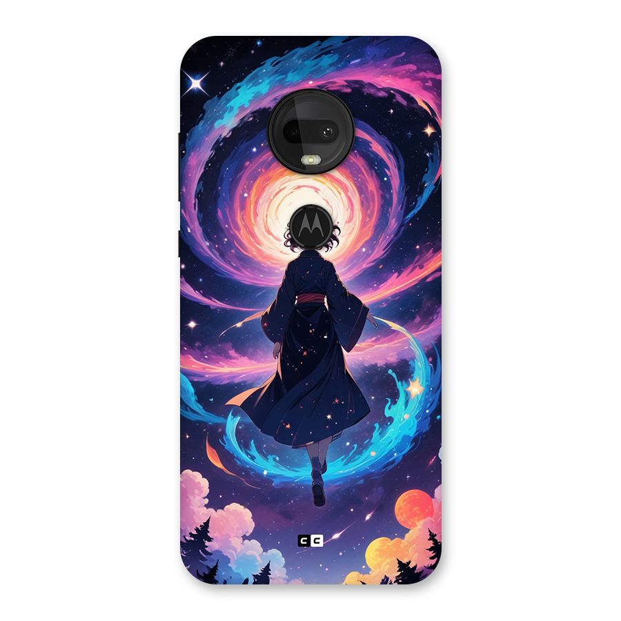 Anime Galaxy Girl Back Case for Moto G7