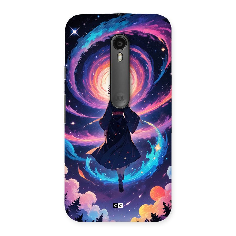 Anime Galaxy Girl Back Case for Moto G Turbo