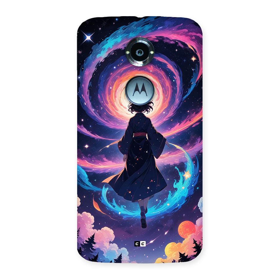 Anime Galaxy Girl Back Case for Moto X2