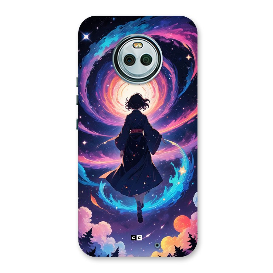 Anime Galaxy Girl Back Case for Moto X4