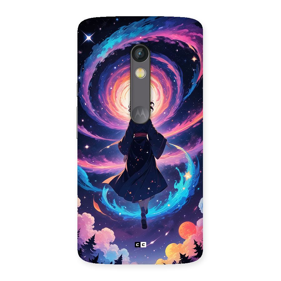 Anime Galaxy Girl Back Case for Moto X Play