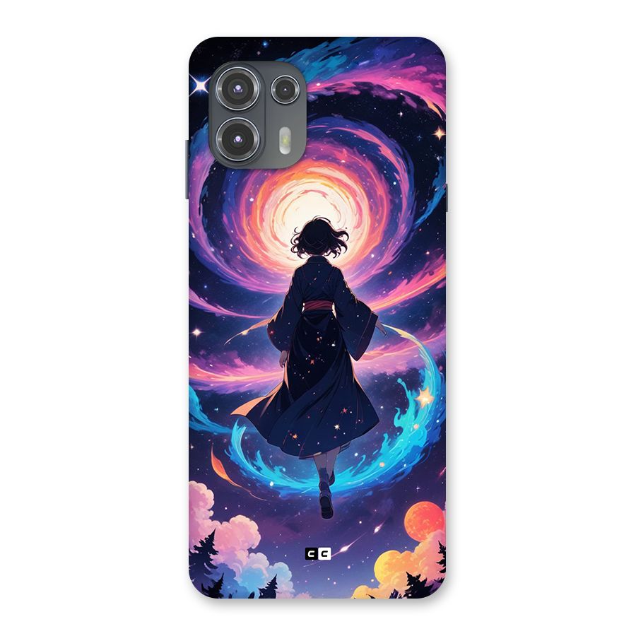 Anime Galaxy Girl Back Case for Motorola Edge 20 Fusion