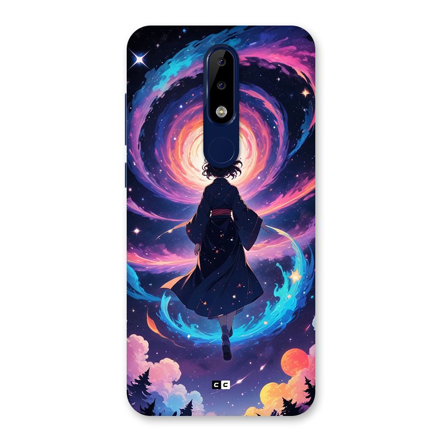 Anime Galaxy Girl Back Case for Nokia 5.1 Plus