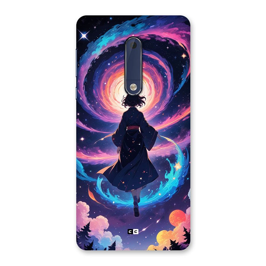 Anime Galaxy Girl Back Case for Nokia 5
