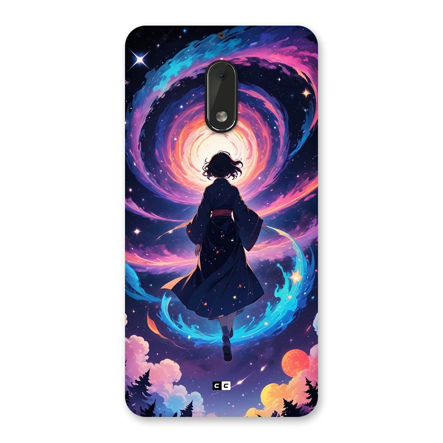 Anime Galaxy Girl Back Case for Nokia 6