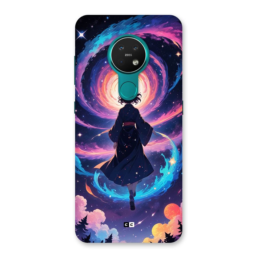 Anime Galaxy Girl Back Case for Nokia 7.2