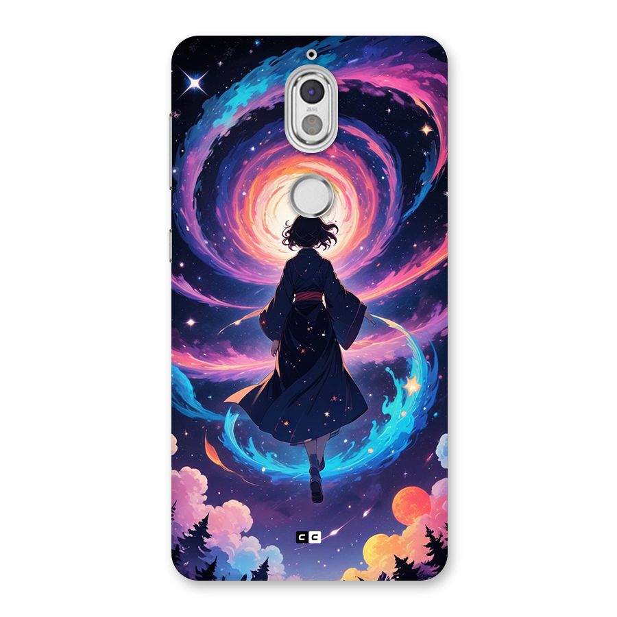 Anime Galaxy Girl Back Case for Nokia 7