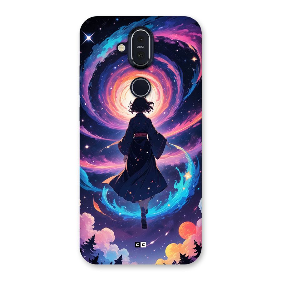 Anime Galaxy Girl Back Case for Nokia 8.1