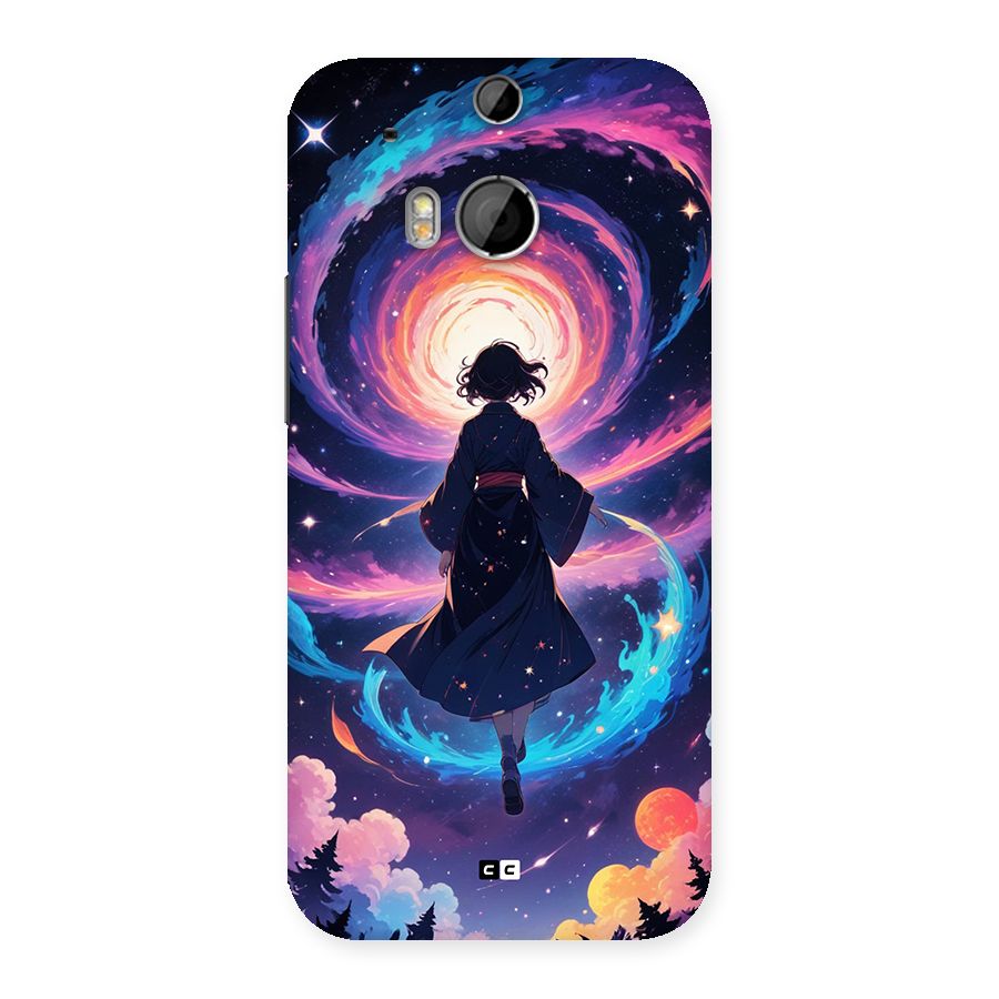 Anime Galaxy Girl Back Case for One M8