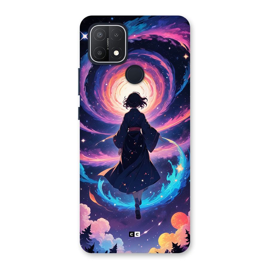 Anime Galaxy Girl Back Case for Oppo A15