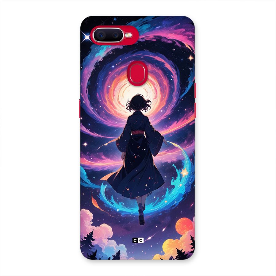 Anime Galaxy Girl Back Case for Oppo F9 Pro