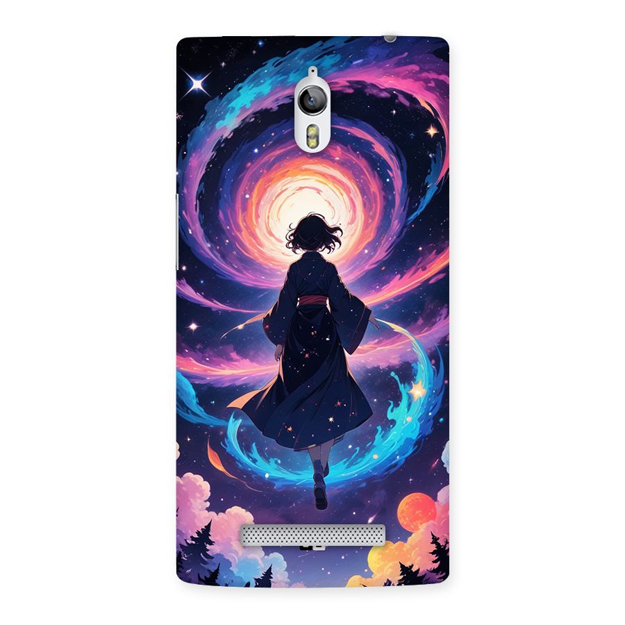 Anime Galaxy Girl Back Case for Oppo Find 7