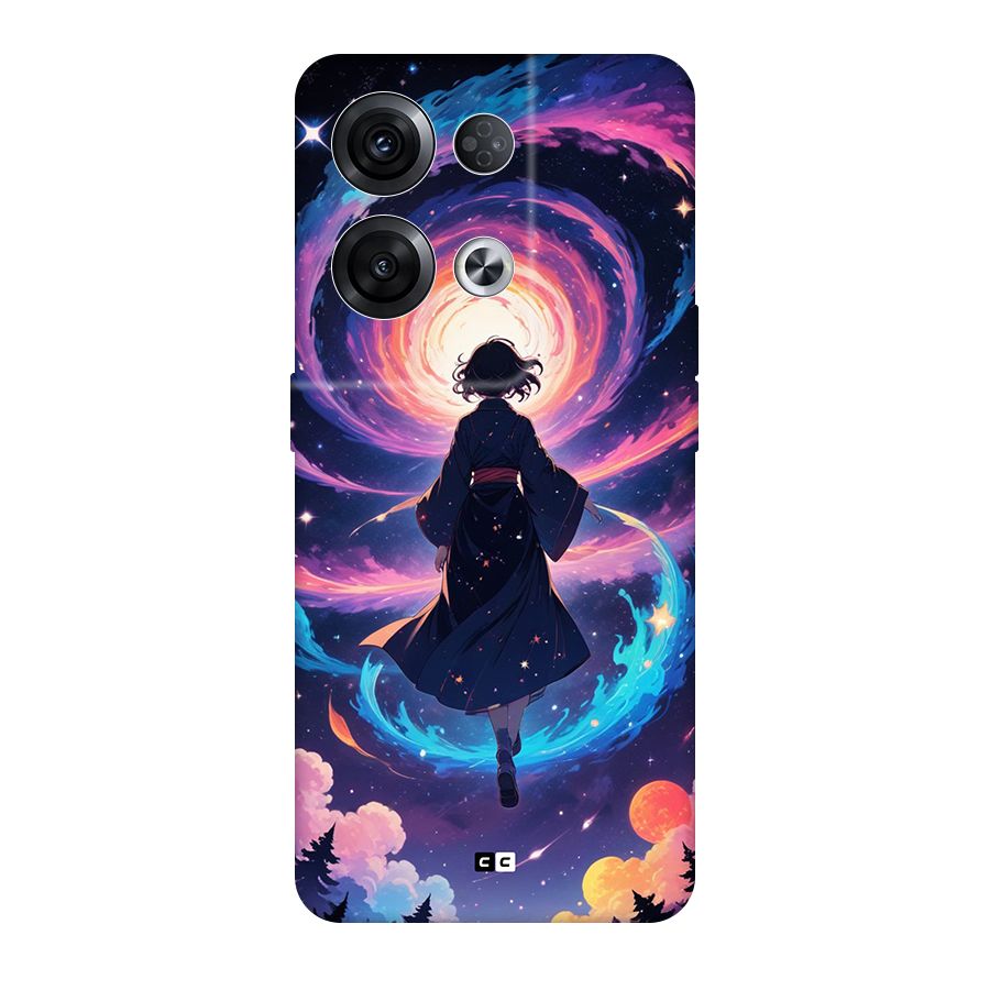 Anime Galaxy Girl Back Case for Oppo Reno8 Pro 5G