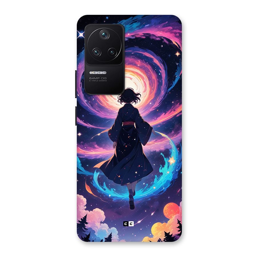 Anime Galaxy Girl Back Case for Poco F4 5G
