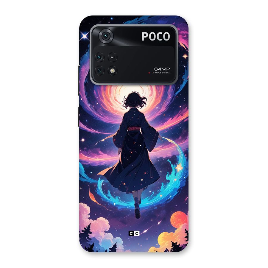 Anime Galaxy Girl Back Case for Poco M4 Pro 4G