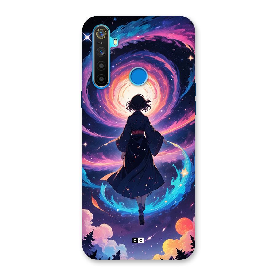 Anime Galaxy Girl Back Case for Realme 5