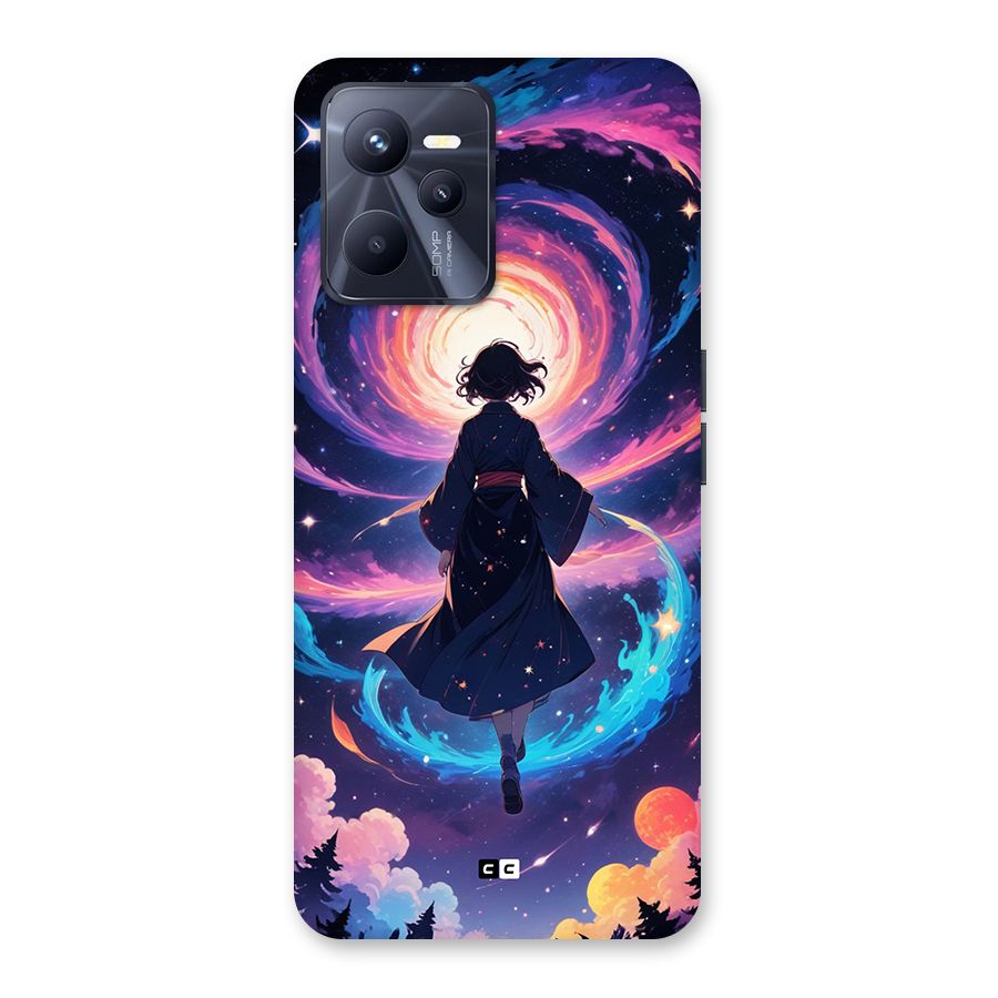 Anime Galaxy Girl Back Case for Realme C35
