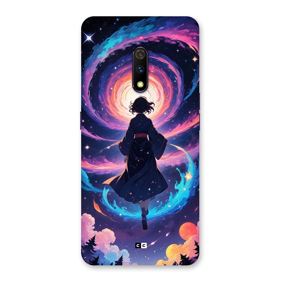 Anime Galaxy Girl Back Case for Realme X