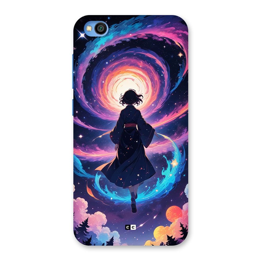 Anime Galaxy Girl Back Case for Redmi Go