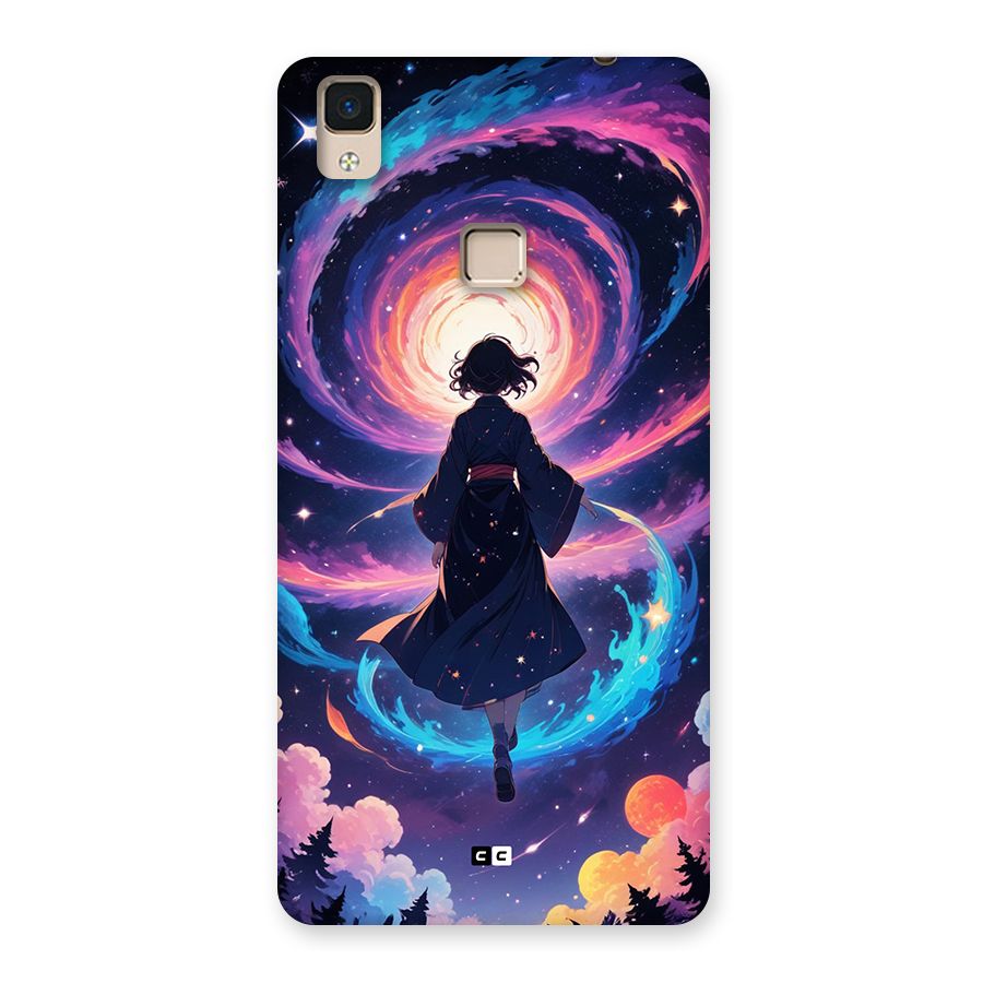 Anime Galaxy Girl Back Case for V3 Max
