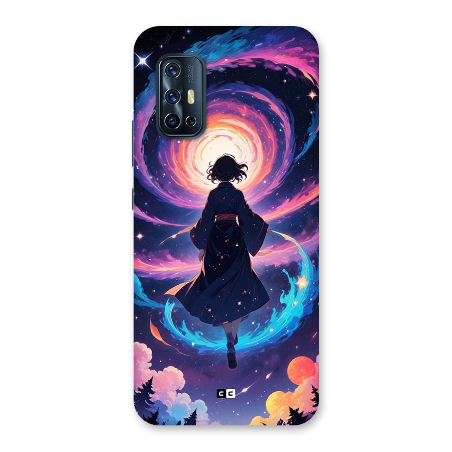 Anime Galaxy Girl Back Case for Vivo V17