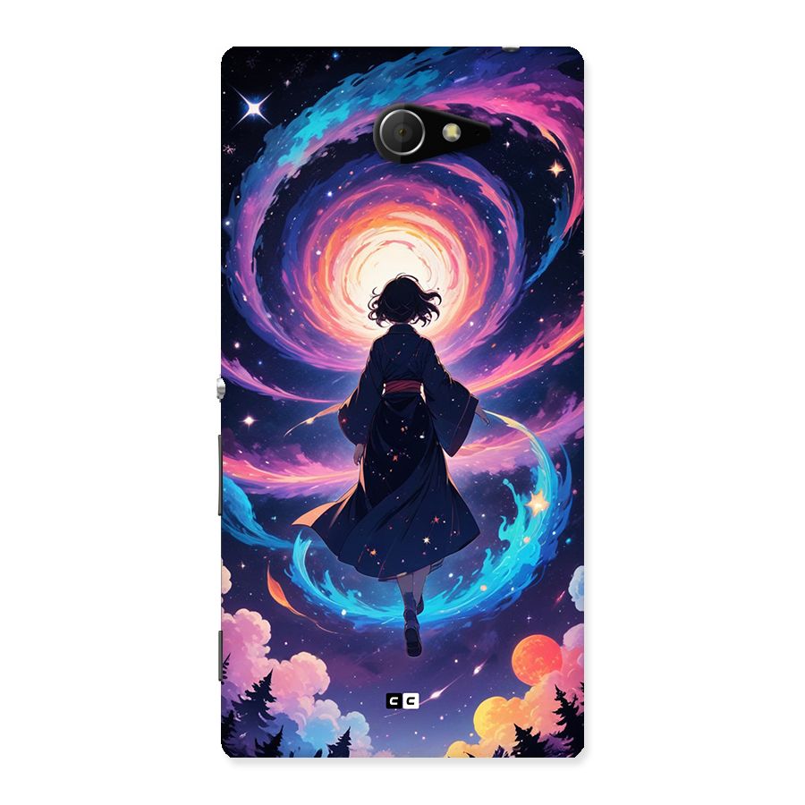 Anime Galaxy Girl Back Case for Xperia M2