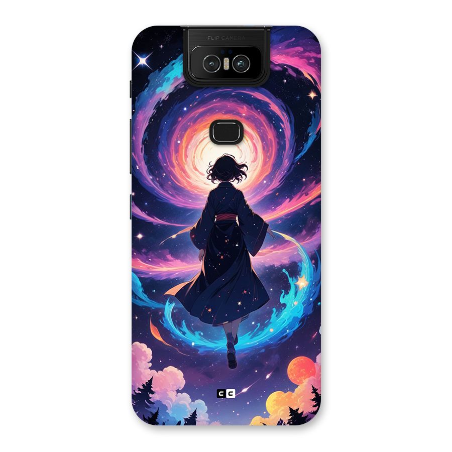 Anime Galaxy Girl Back Case for Zenfone 6z