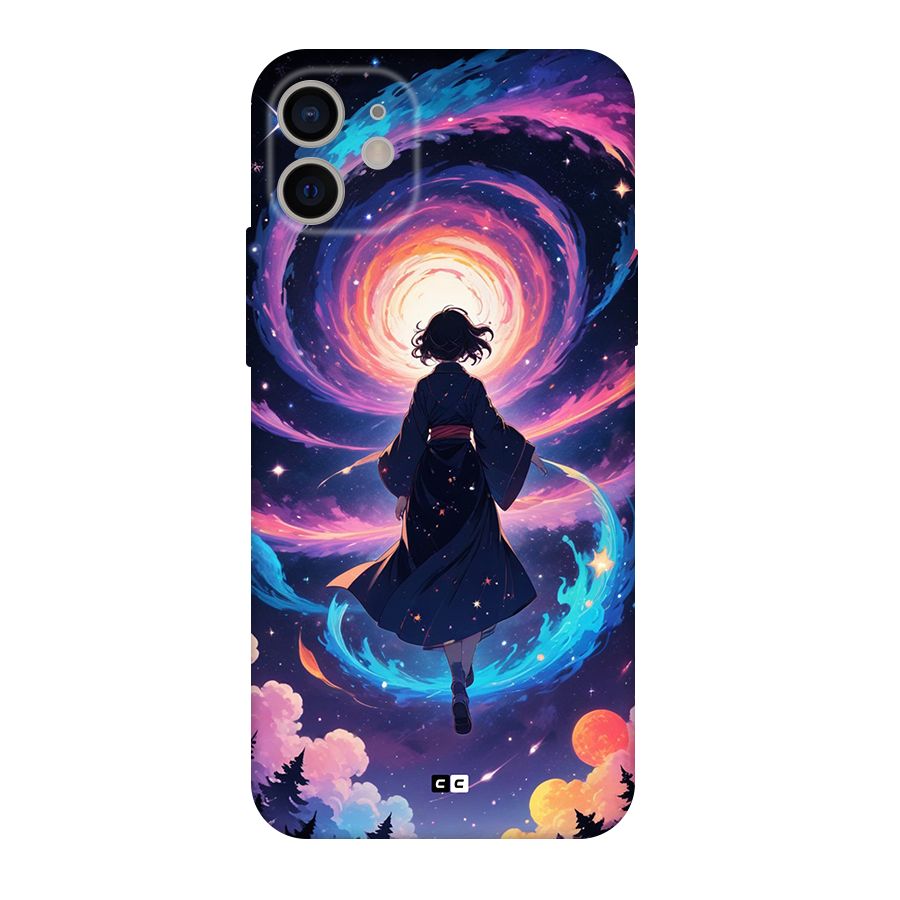 Anime Galaxy Girl Back Case for iPhone 11