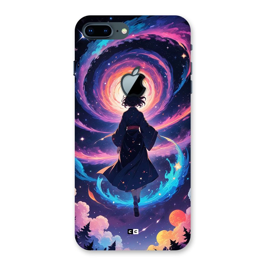 Anime Galaxy Girl Back Case for iPhone 7 Plus Apple Cut
