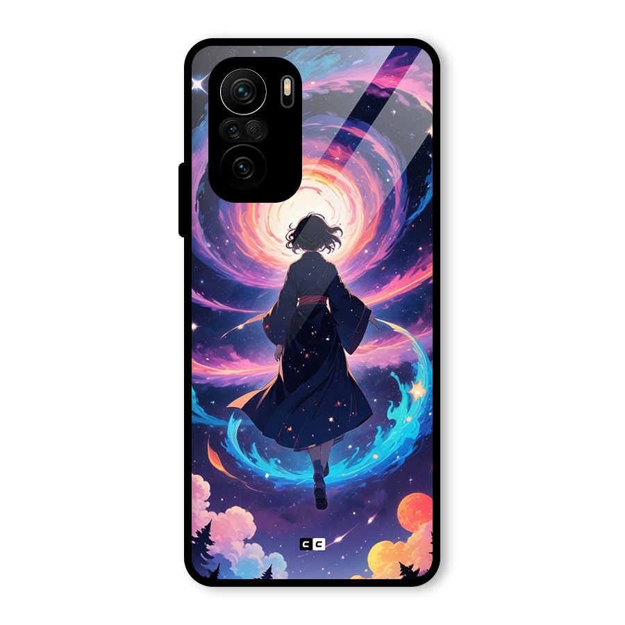 Anime Galaxy Girl Glass Back Case for Mi 11x
