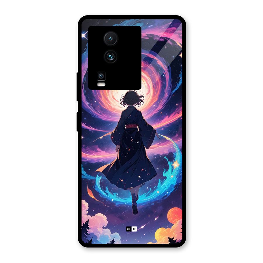 Anime Galaxy Girl Glass Back Case for Vivo iQOO Neo 7