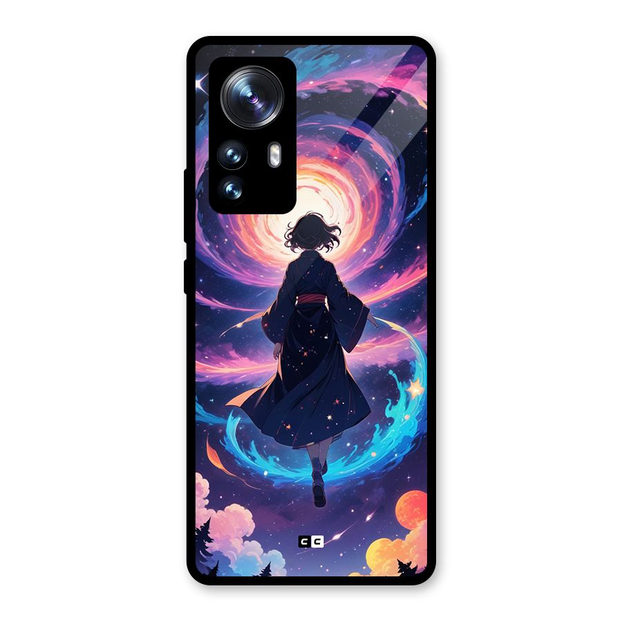 Anime Galaxy Girl Glass Back Case for Xiaomi 12 Pro