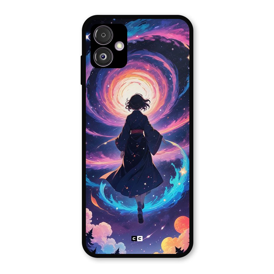 Anime Galaxy Girl Metal Back Case for Galaxy F14