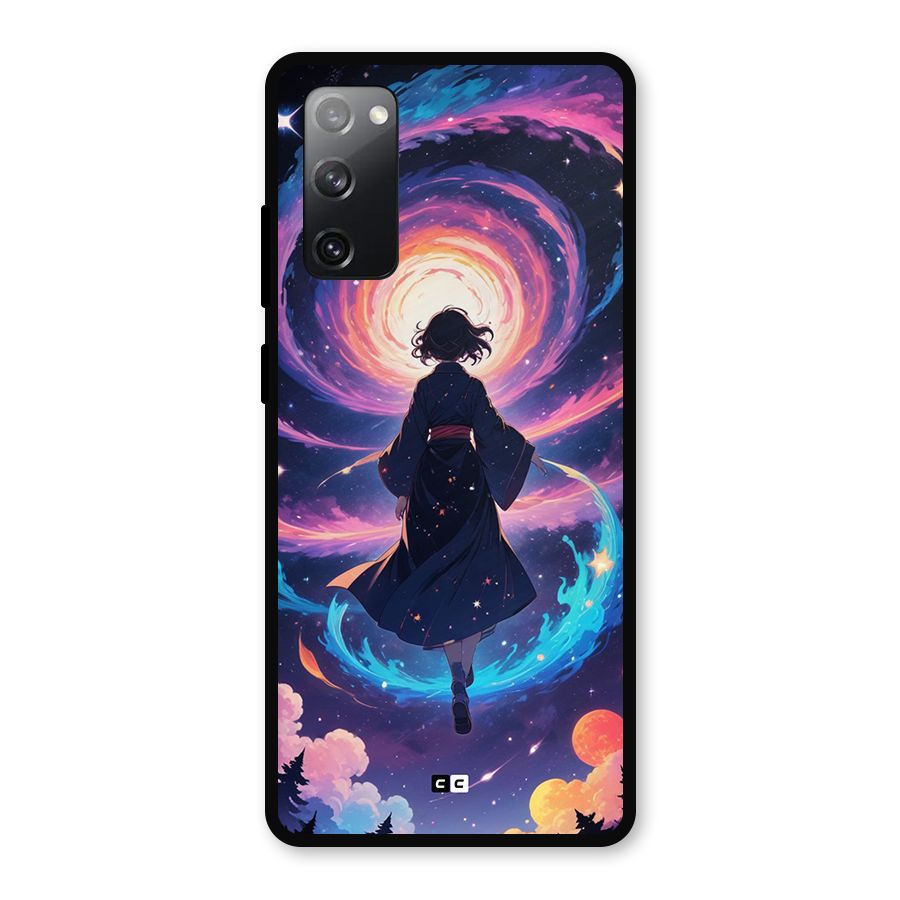 Anime Galaxy Girl Metal Back Case for Galaxy S20 FE 5G