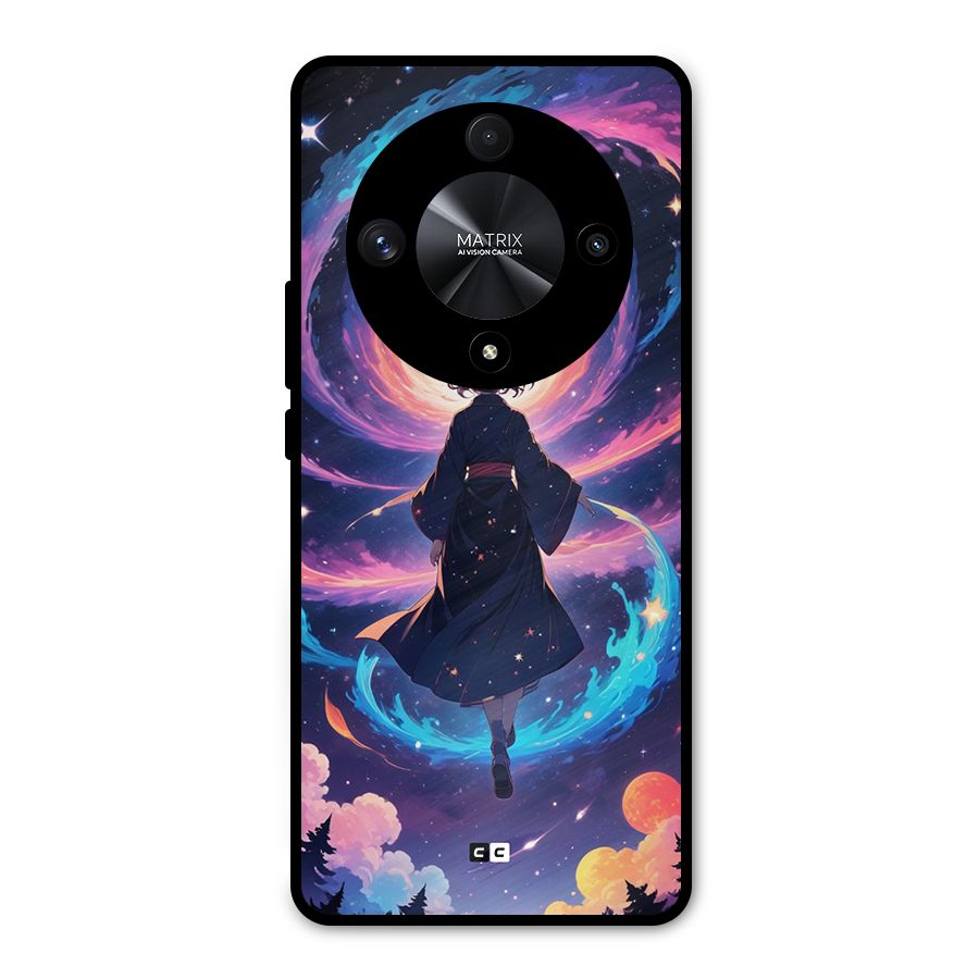 Anime Galaxy Girl Metal Back Case for Honor X9b
