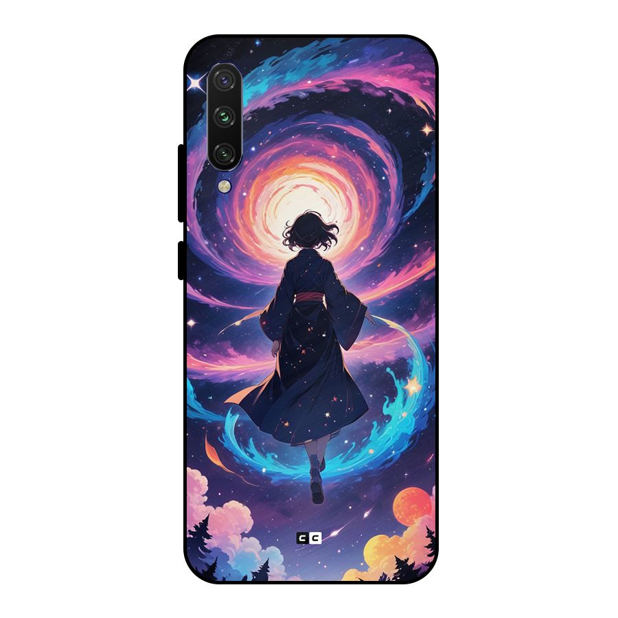 Anime Galaxy Girl Metal Back Case for Mi A3