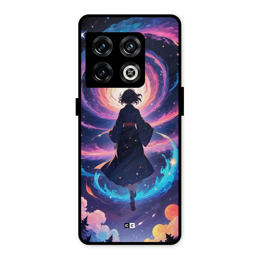 Anime Galaxy Girl Metal Back Case for OnePlus 10 Pro 5G
