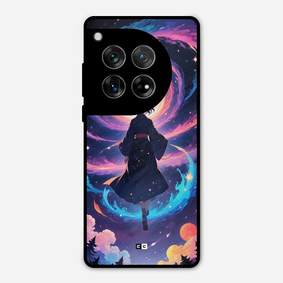 Anime Galaxy Girl Metal Back Case for OnePlus 12