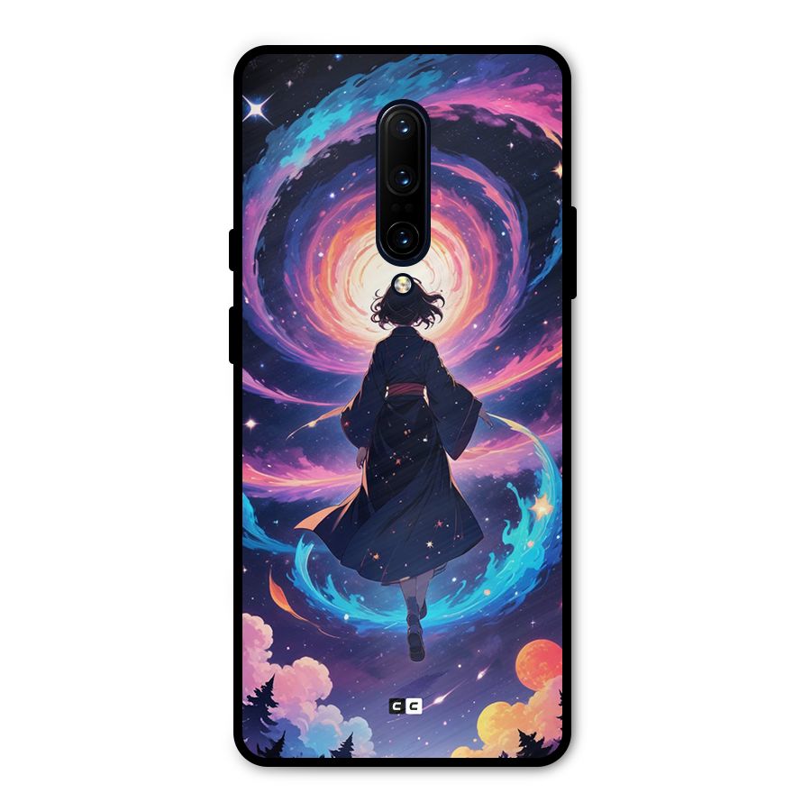 Anime Galaxy Girl Metal Back Case for OnePlus 7 Pro