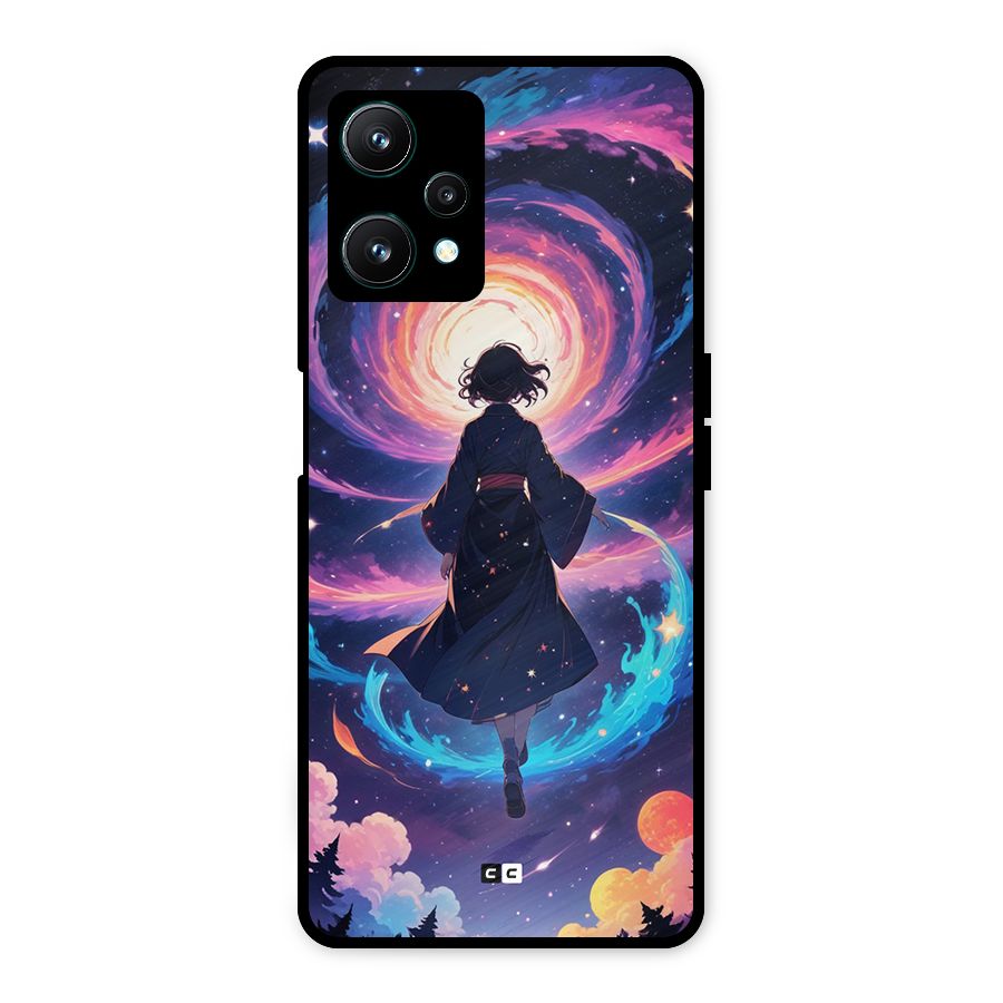 Anime Galaxy Girl Metal Back Case for Realme 9 Pro 5G