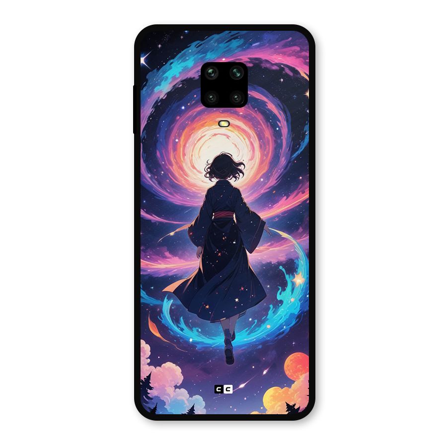 Anime Galaxy Girl Metal Back Case for Redmi Note 10 Lite