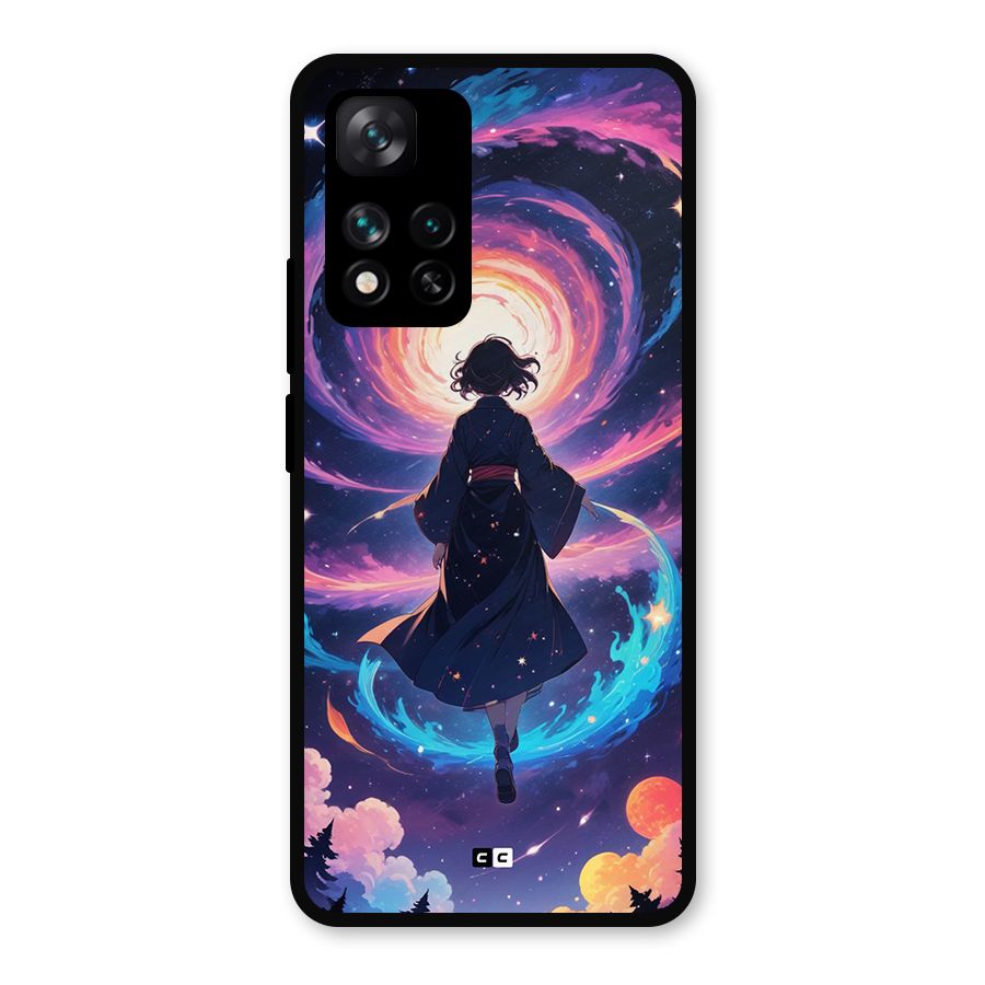 Anime Galaxy Girl Metal Back Case for Xiaomi 11i Hypercharge 5G