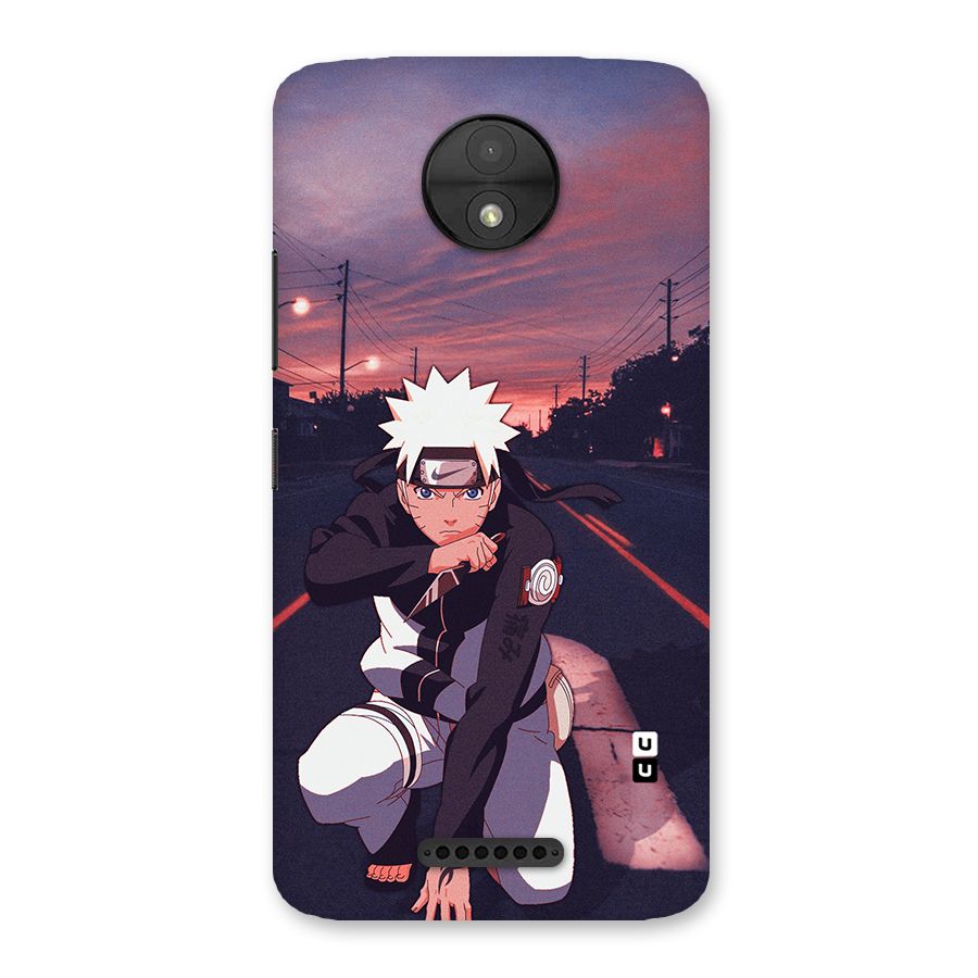 Anime Naruto Aesthetic Back Case for Moto C
