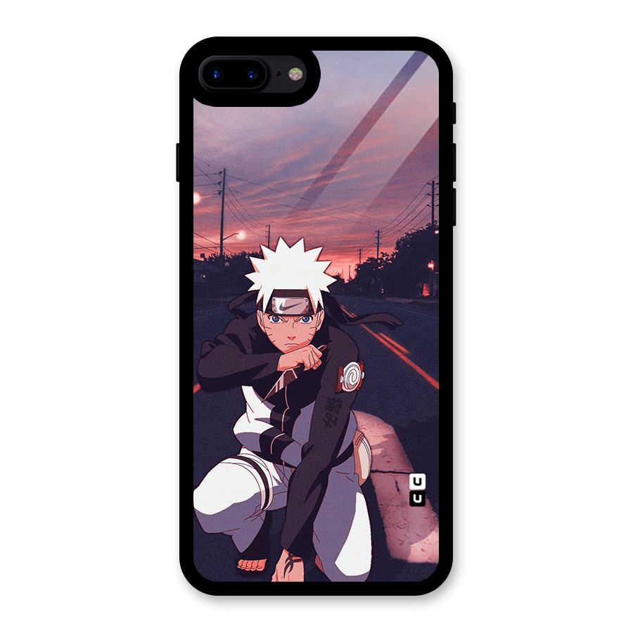 Anime Naruto Aesthetic Glass Back Case for iPhone 8 Plus