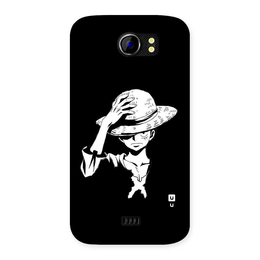 Anime One Piece Luffy Silhouette Back Case for Canvas 2 A110