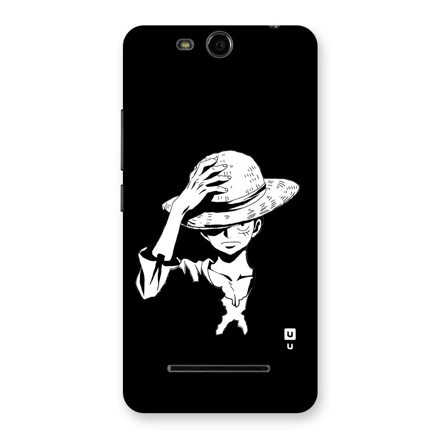 Anime One Piece Luffy Silhouette Back Case for Canvas Juice 3 Q392