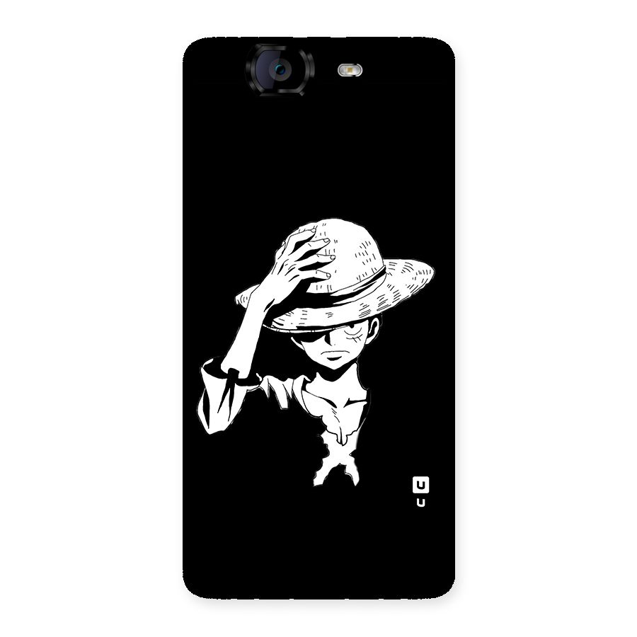 Anime One Piece Luffy Silhouette Back Case for Canvas Knight A350