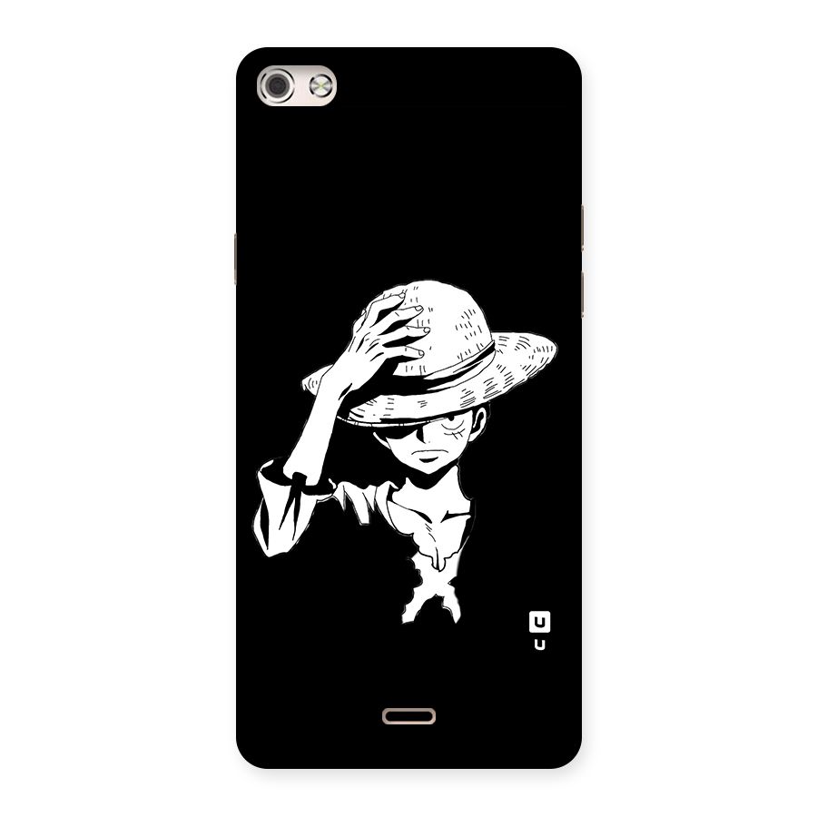 Anime One Piece Luffy Silhouette Back Case for Canvas Silver 5