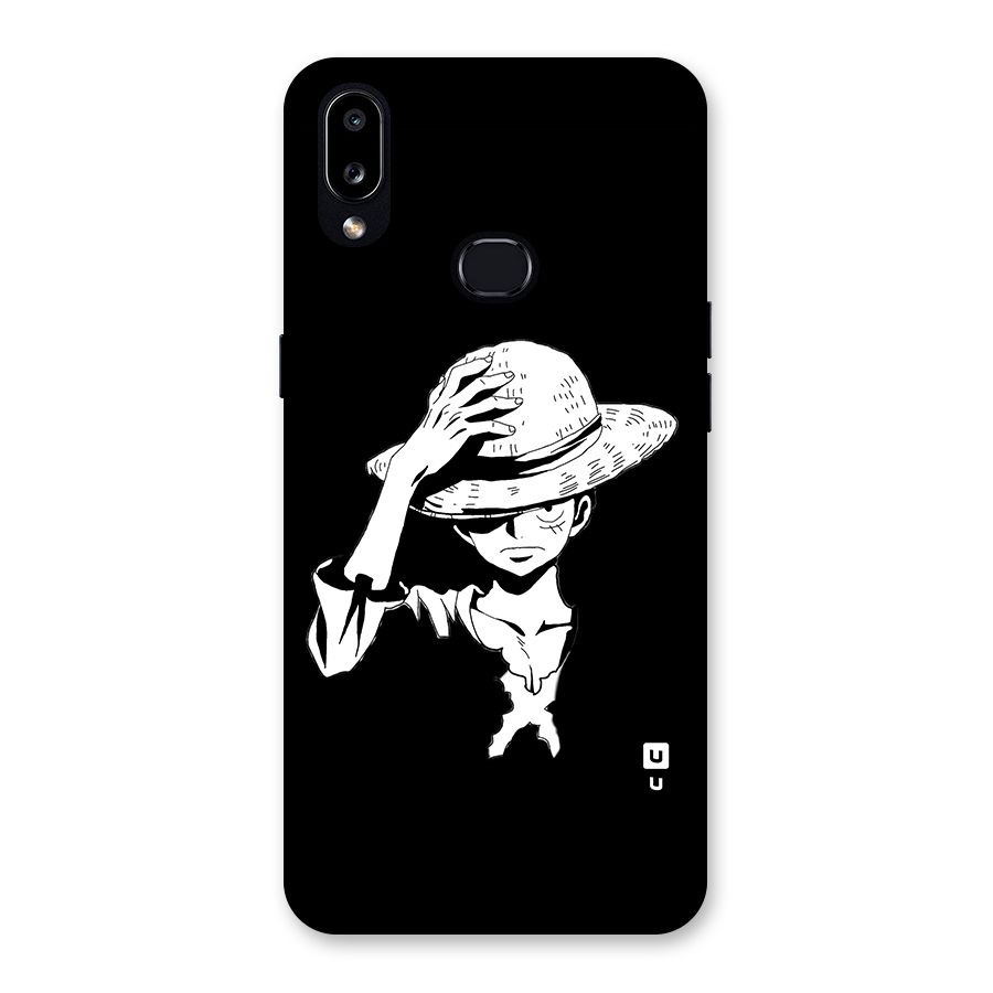 Anime One Piece Luffy Silhouette Back Case for Galaxy A10s